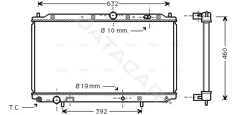 Радиатор охлаждения AVA MT2116