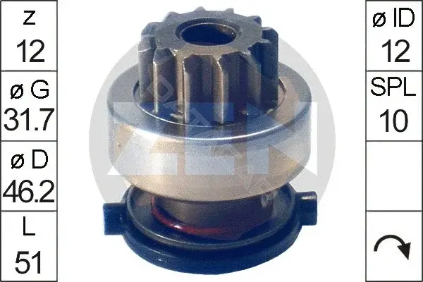 Бендикс стартера ERA ZN1696