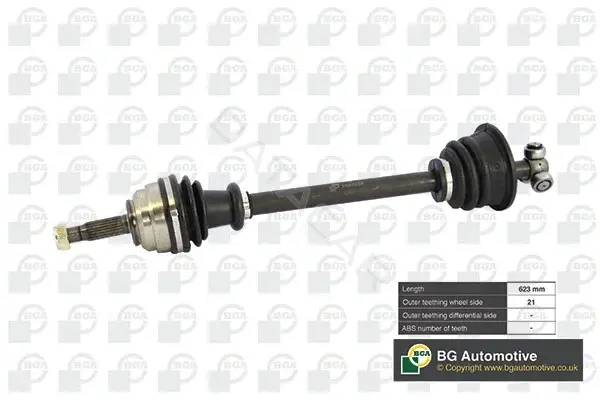 Приводной вал / Полуось BGA DS7300L