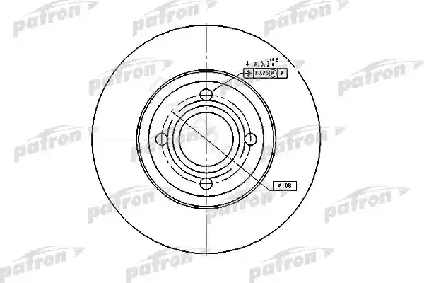 Тормозные диски PATRON PBD2597