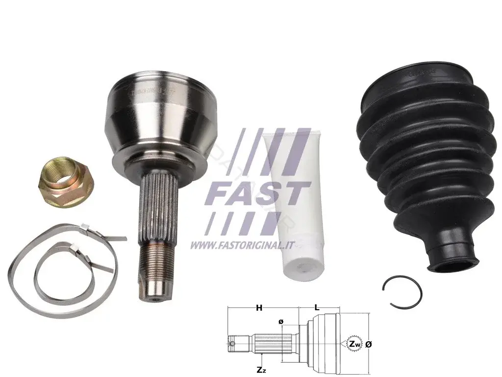 Шрус FAST FT25072K