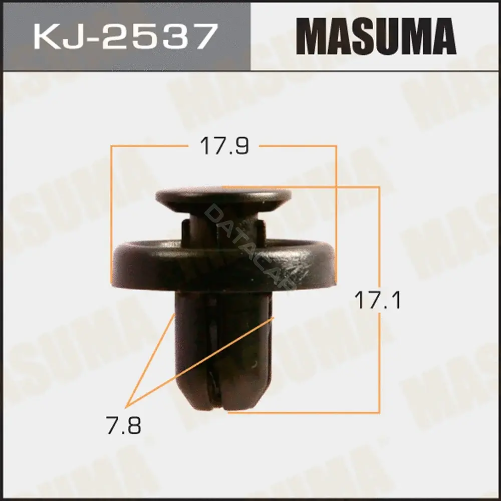 Клипса молдинга MASUMA KJ-2537