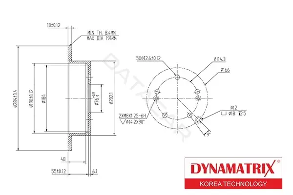 Тормозные диски DYNAMATRIX DBD1493