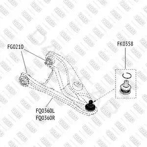 Рычаги FIXAR FQ0360R