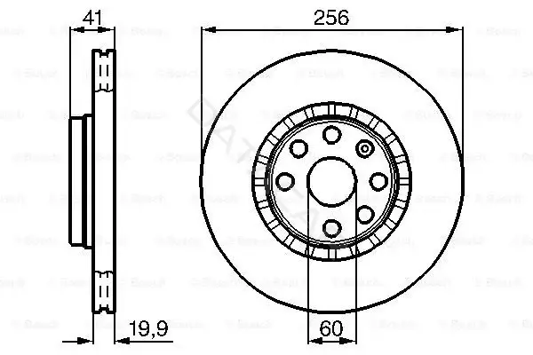 Тормозные диски BOSCH 0986478535
