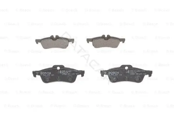 Тормозные колодки BOSCH 0986494130