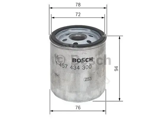 Топливный фильтр BOSCH 1457434300