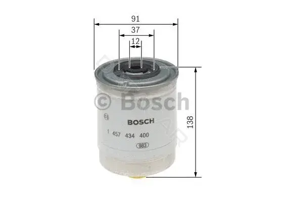 Топливный фильтр BOSCH 1457434400