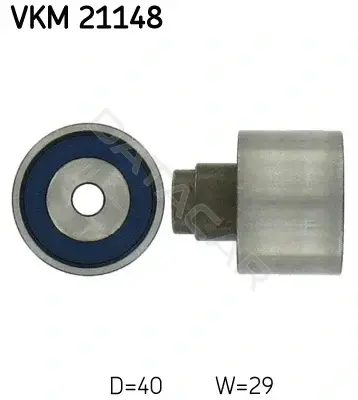 Ролик обводной ремня грм SKF VKM21148