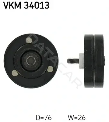 Ролик ремня генератора SKF VKM34013