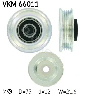 Натяжитель ремня генератора SKF VKM66011