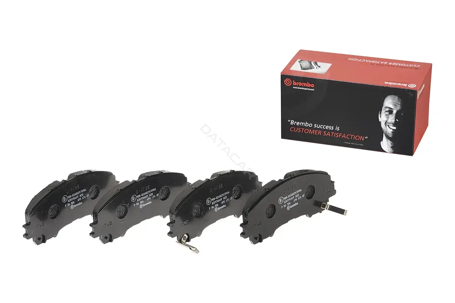 Тормозные колодки BREMBO P56106