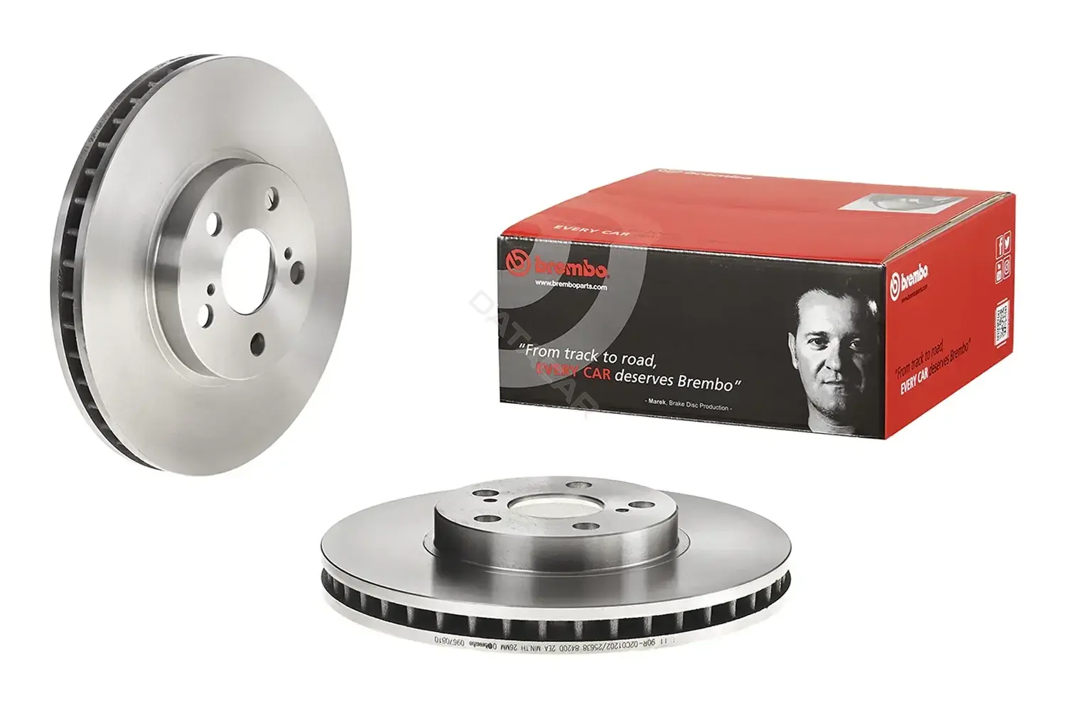 Тормозные диски BREMBO 09.6708.10