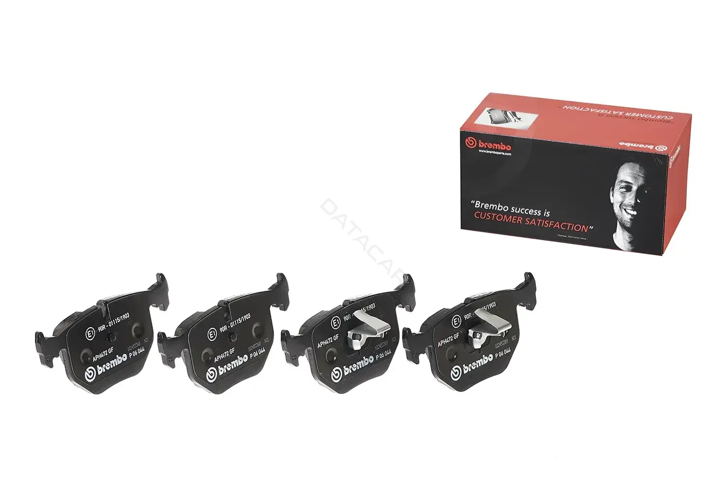 Тормозные колодки BREMBO P06044