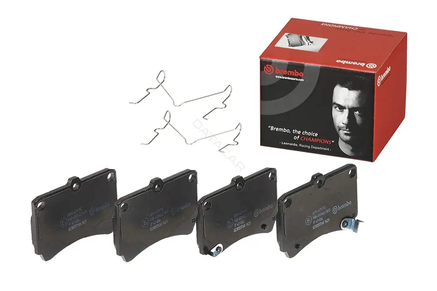 Тормозные колодки BREMBO P49016