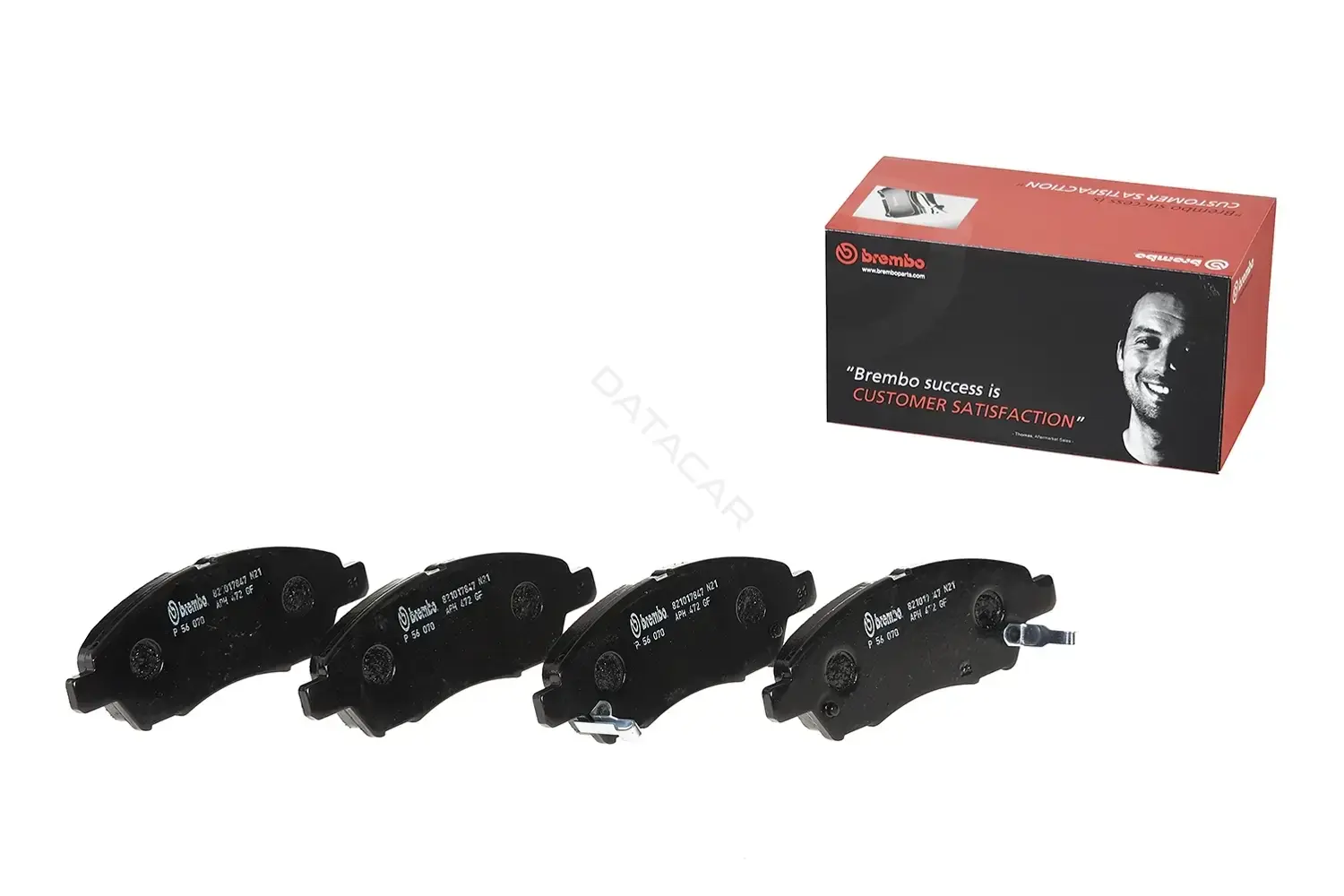 Тормозные колодки BREMBO P56070