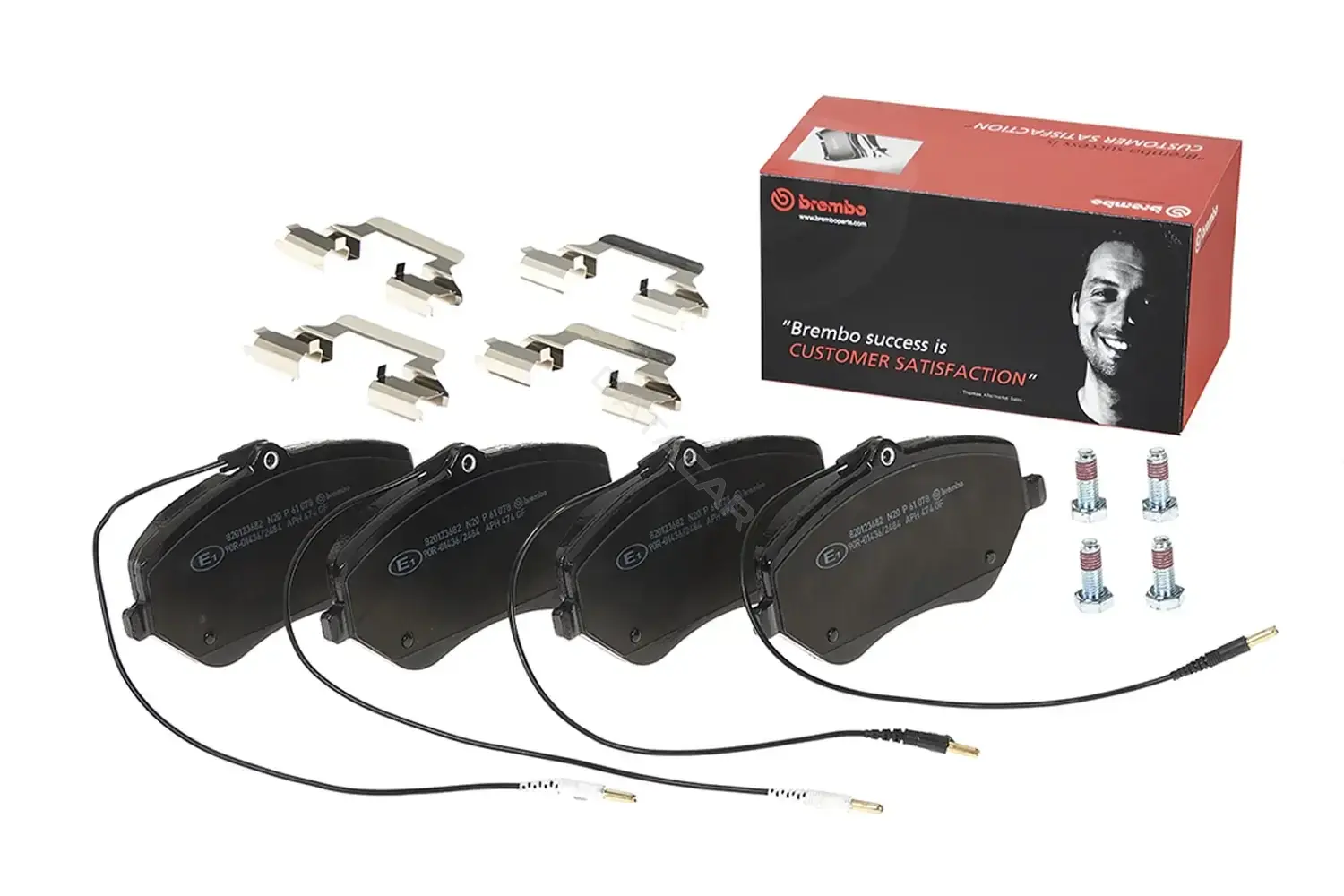 Тормозные колодки BREMBO P61078