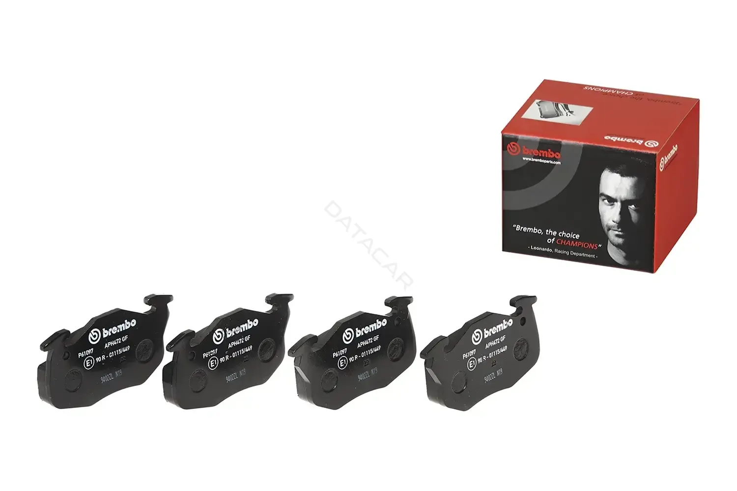Тормозные колодки BREMBO P61097