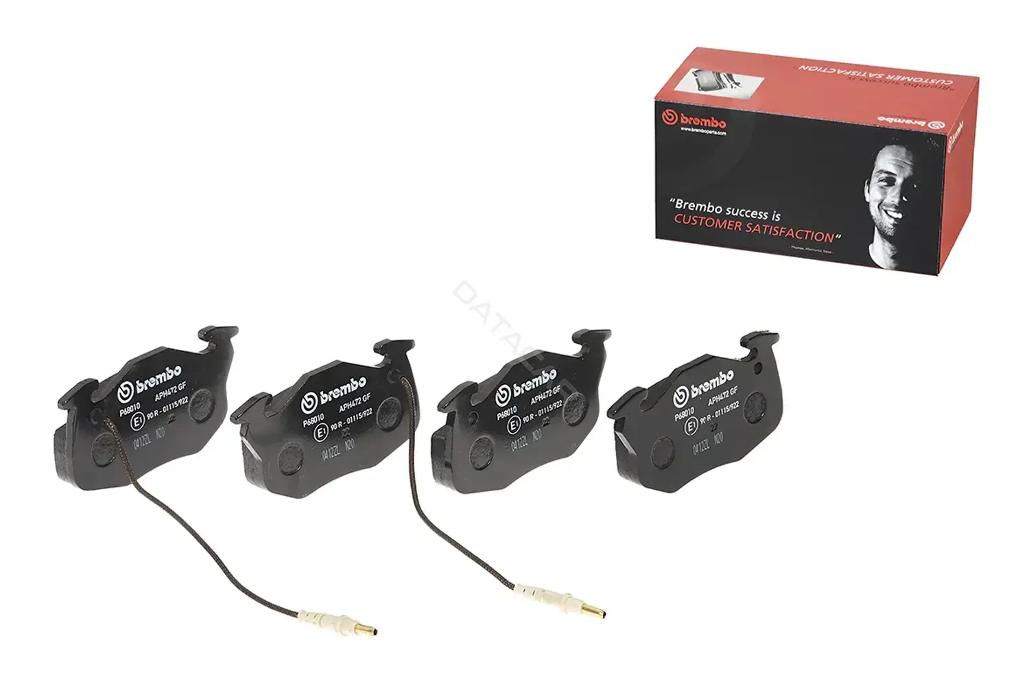 Тормозные колодки BREMBO P68010