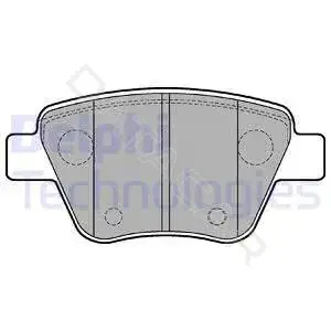 Тормозные колодки DELPHI LP2178