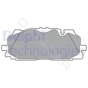 Тормозные колодки DELPHI LP3302