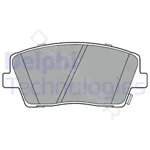 Тормозные колодки DELPHI LP3390