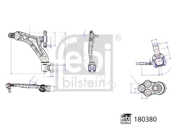 Рычаги FEBI 180380