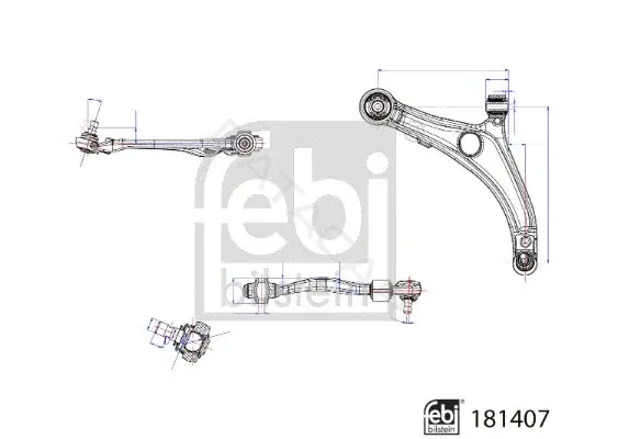 Рычаги FEBI 181407