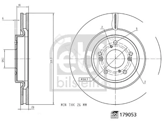Тормозные диски FEBI 179053