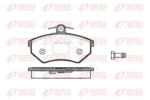 Тормозные колодки REMSA 0134.40