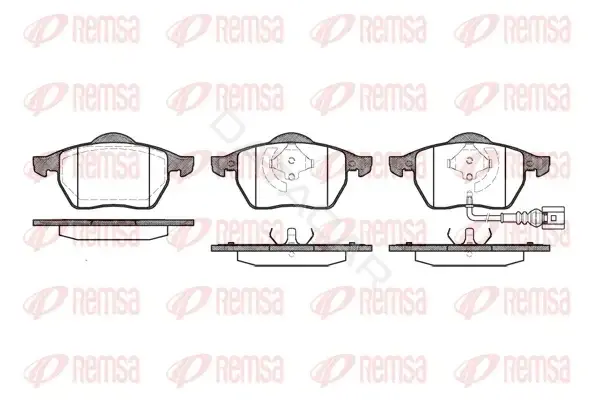Тормозные колодки REMSA 0390.41