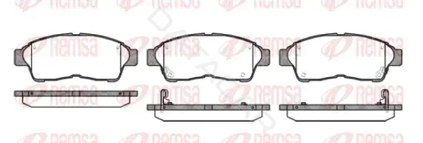 Тормозные колодки REMSA 0402.02