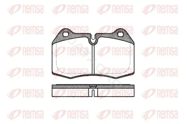Тормозные колодки REMSA 0441.00