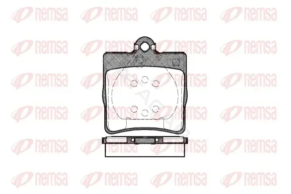 Тормозные колодки REMSA 0678.00
