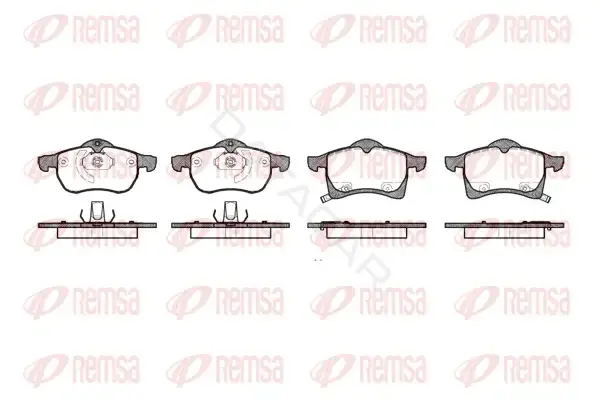 Тормозные колодки REMSA 0683.02