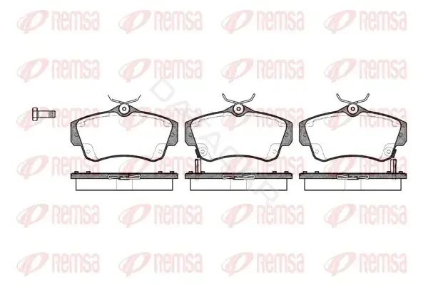 Тормозные колодки REMSA 0753.02