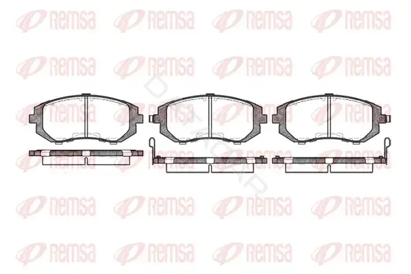 Тормозные колодки REMSA 0951.02