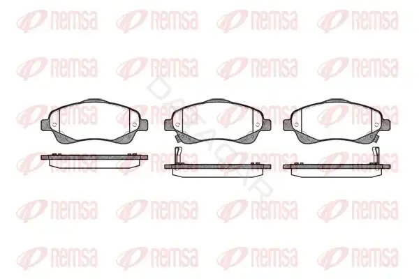 Тормозные колодки REMSA 1046.02