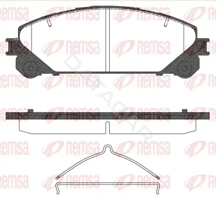 Тормозные колодки REMSA 1312.00