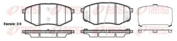 Тормозные колодки REMSA 1426.02