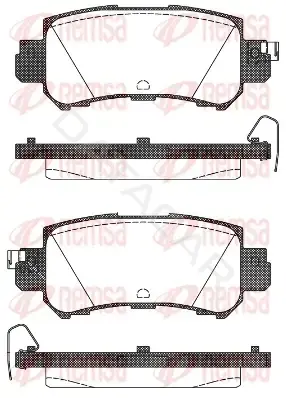 Тормозные колодки REMSA 1507.00