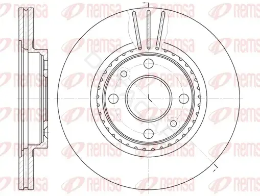 Тормозные диски REMSA 6144.10
