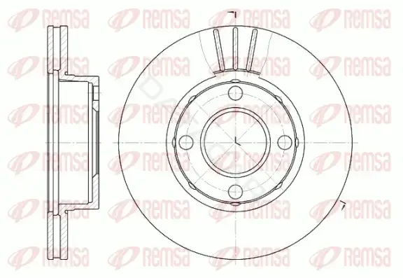 Тормозные диски REMSA 6177.10