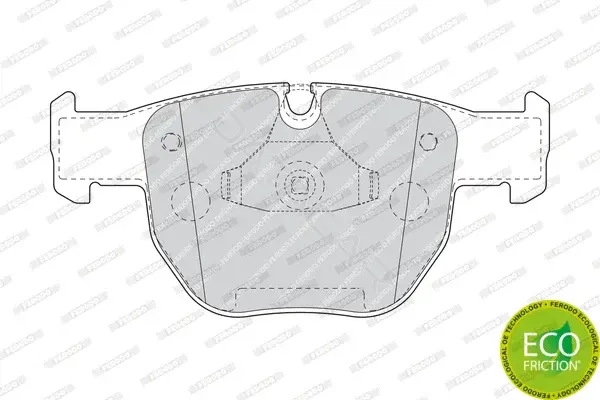 Тормозные колодки FERODO FDB1597