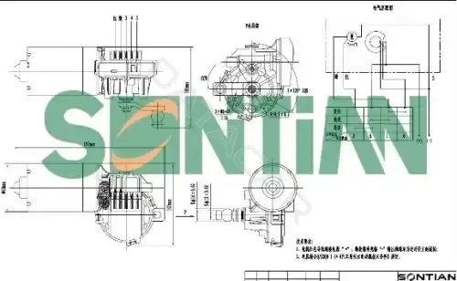 Мотор стеклоочистителя SONTIAN ZD14313A