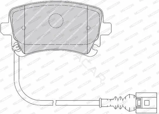 Тормозные колодки FERODO FVR1644