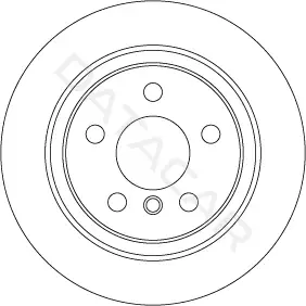 Тормозные диски TRW DF6756