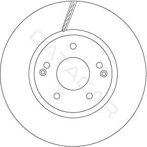Тормозные диски TRW DF6804