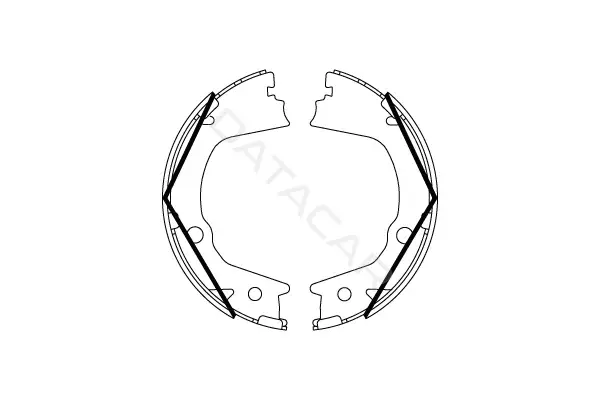 Колодки ручника TRW GS8859