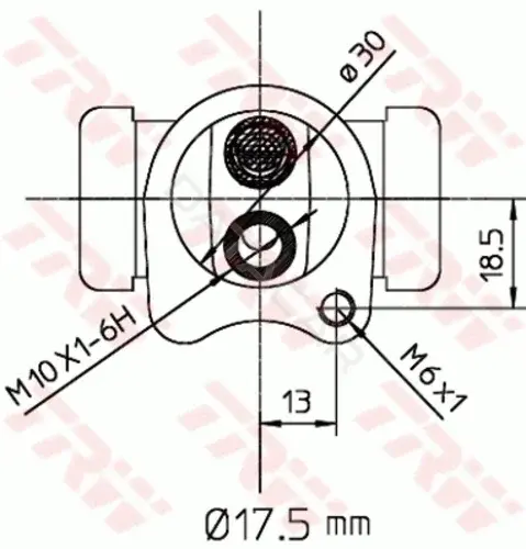 Рабочий тормозной цилиндр TRW BWC251